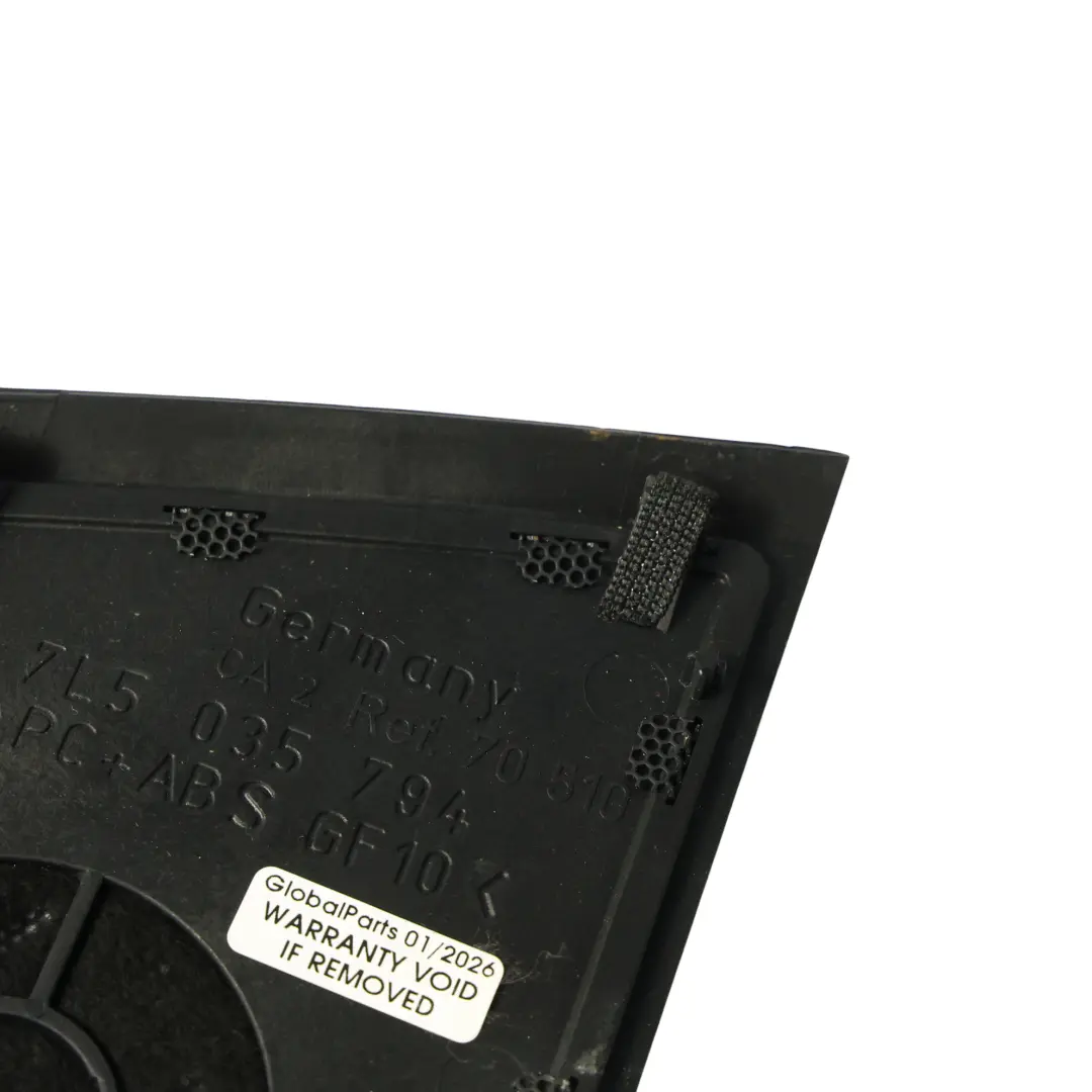 Embellecedor Del Altavoz Salpicadero Delantero Derecho para Porsche Cayenne Turbo 9PA con número de pieza 7L5035794 Porsche Cayenne Turbo 9PA Embellecedor Del Altavoz Salpicadero Delantero Derecho - SKU 7L5035794 - Número de pieza 7L5035794