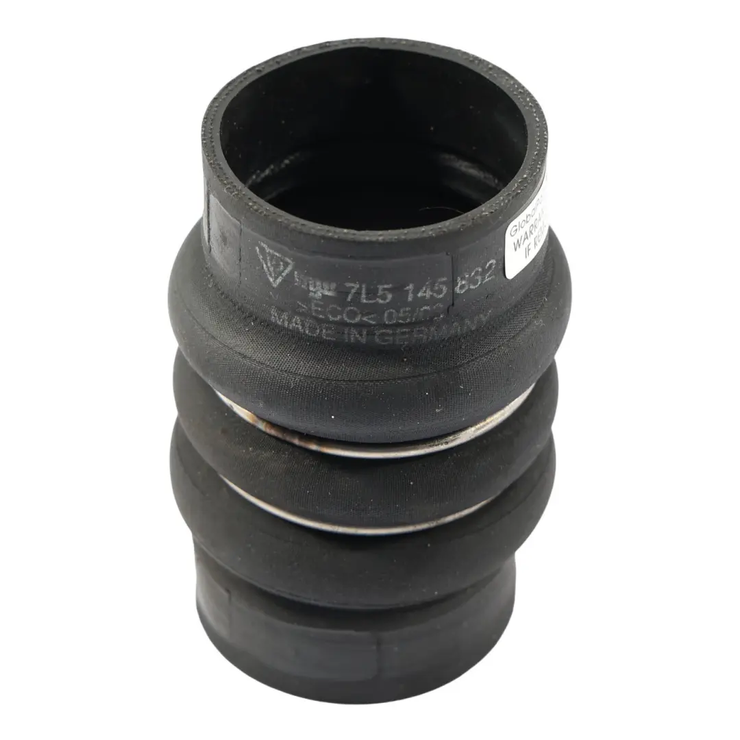 Intake Hose Pipe Line to Porsche Cayenne 9PA Turbo Intercooler Air with Part number 7L5145832 Porsche Cayenne 9PA Turbo Intercooler Air Intake Hose Pipe Line - SKU 7L5145832 - Part number 7L5145832