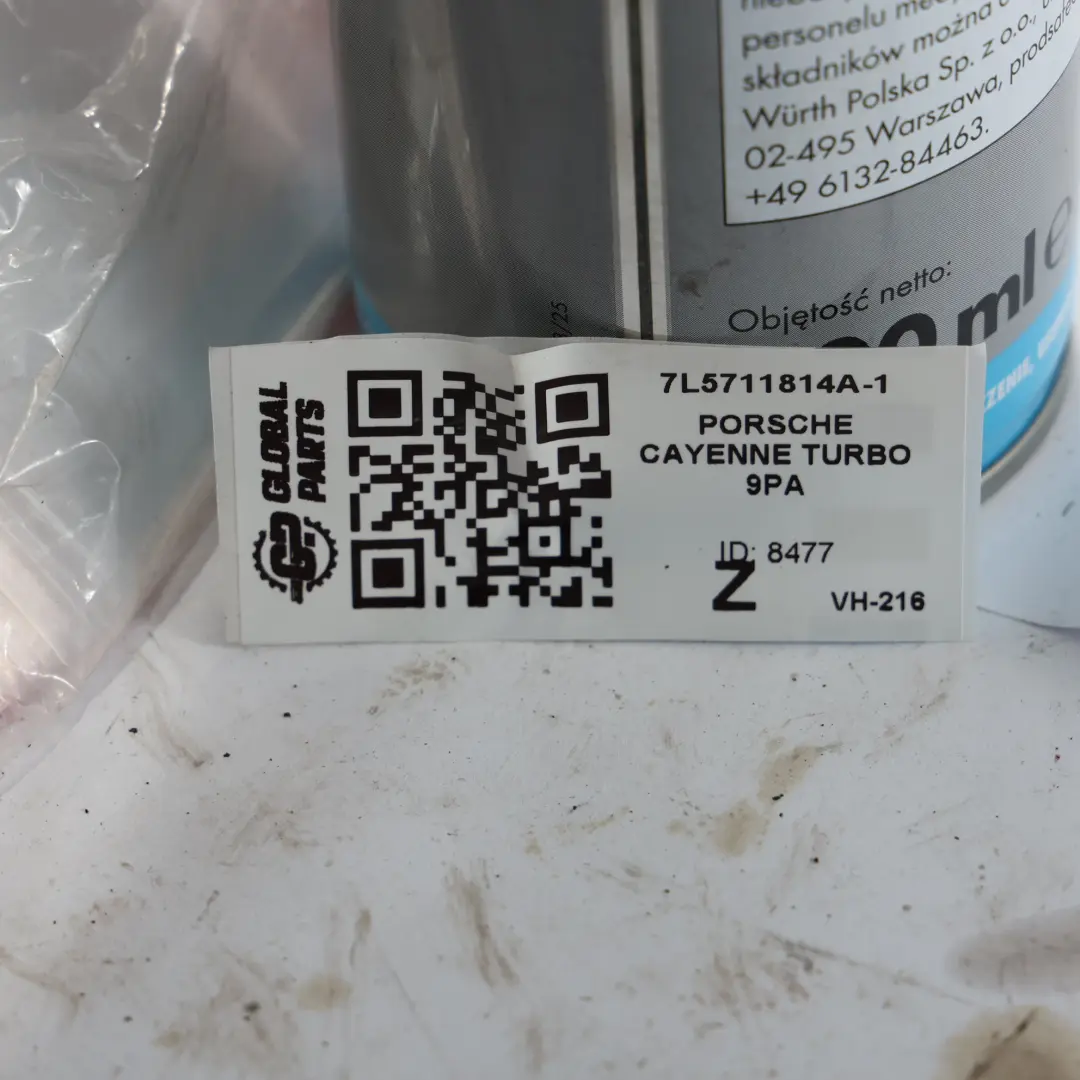 Dźwignia Rączka Hamulca Ręcznego Czarna do Porsche Cayenne 9PA o numerze 7L5711814A Porsche Cayenne 9PA Dźwignia Rączka Hamulca Ręcznego Czarna - SKU 7L5711814A-1 - Numer Części 7L5711814A