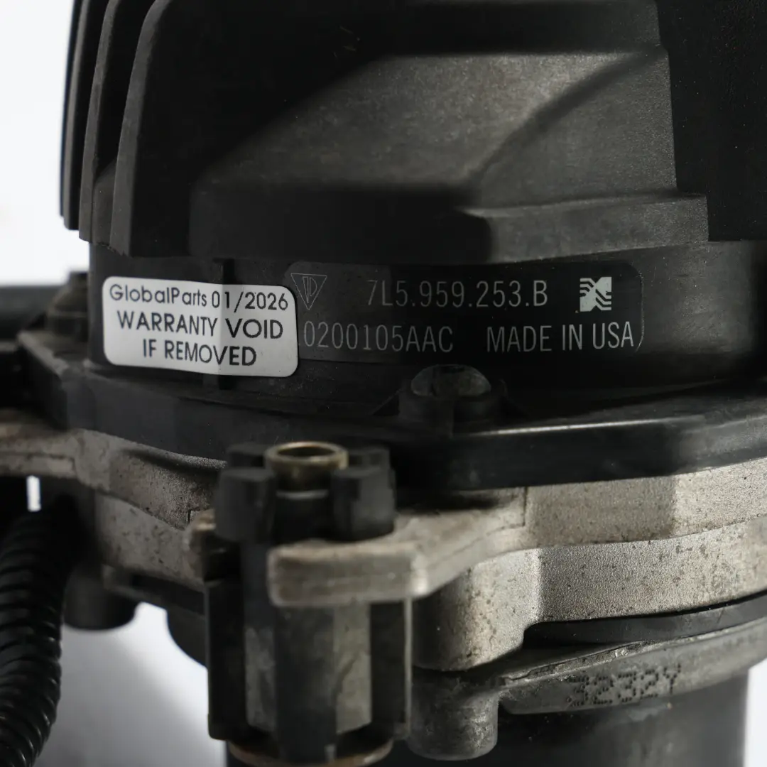 Secondary Air Pump Unit Cylinders 1-4 4.5 Petrol to Porsche Cayenne 9PA with Part number 7L5959253B Porsche Cayenne 9PA Secondary Air Pump Unit Cylinders 1-4 4.5 Petrol - SKU 7L5959253B - Part number 7L5959253B