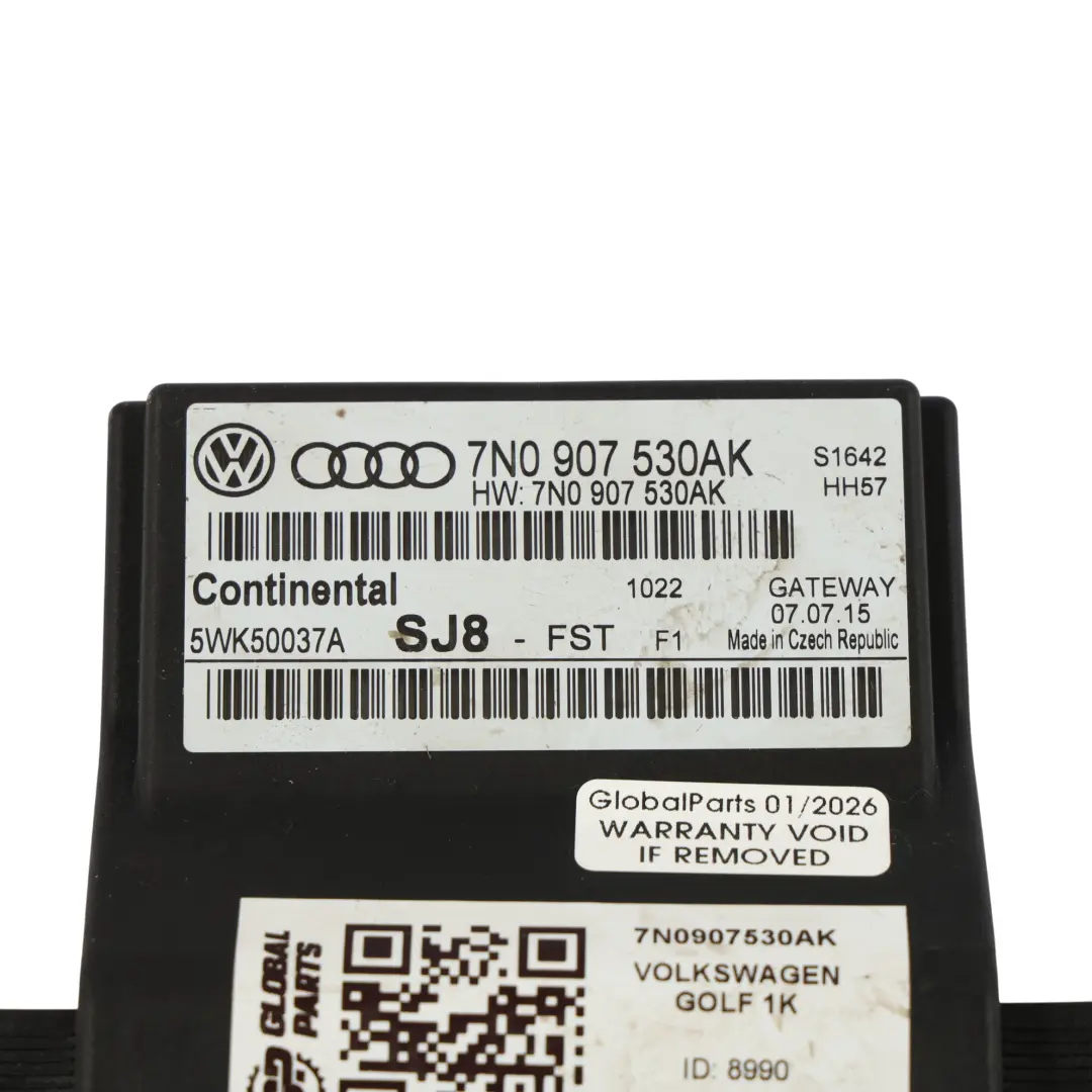 Mk5 Caddy Mk3 Gateway Steuergerät Modul für Volkswagen Golf mit Teilenummer 7N0907530AK Volkswagen Golf Mk5 Caddy Mk3 Gateway Steuergerät Modul - SKU 7N0907530AK - Teilenummer 7N0907530AK