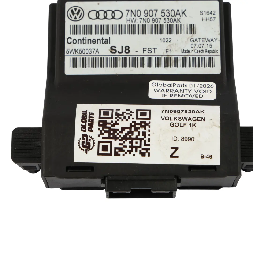 Mk5 Caddy Mk3 Gateway Control Unit Module to Volkswagen Golf with Part number 7N0907530AK Volkswagen Golf Mk5 Caddy Mk3 Gateway Control Unit Module - SKU 7N0907530AK - Part number 7N0907530AK