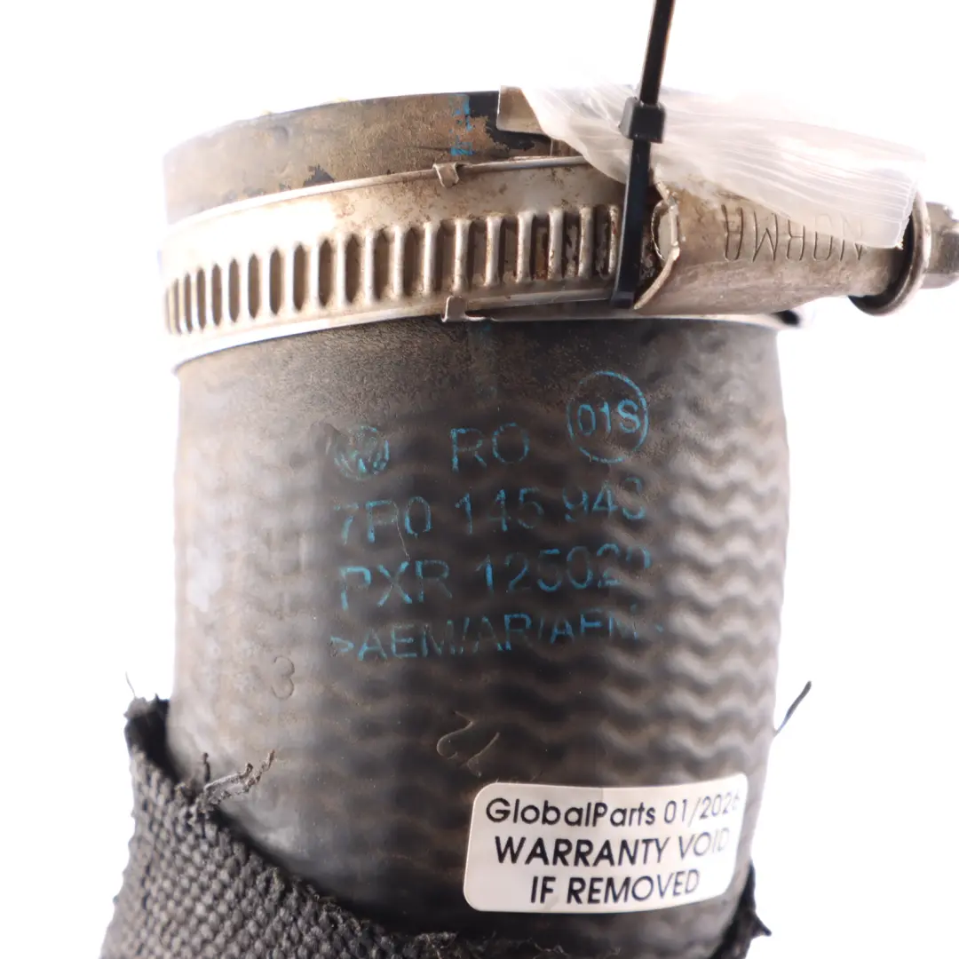 Volkswagen Touareg 7P Intercooler Pipe Hose Line 3.0 TDI - SKU 7P0145943 - Part number 7P0145943