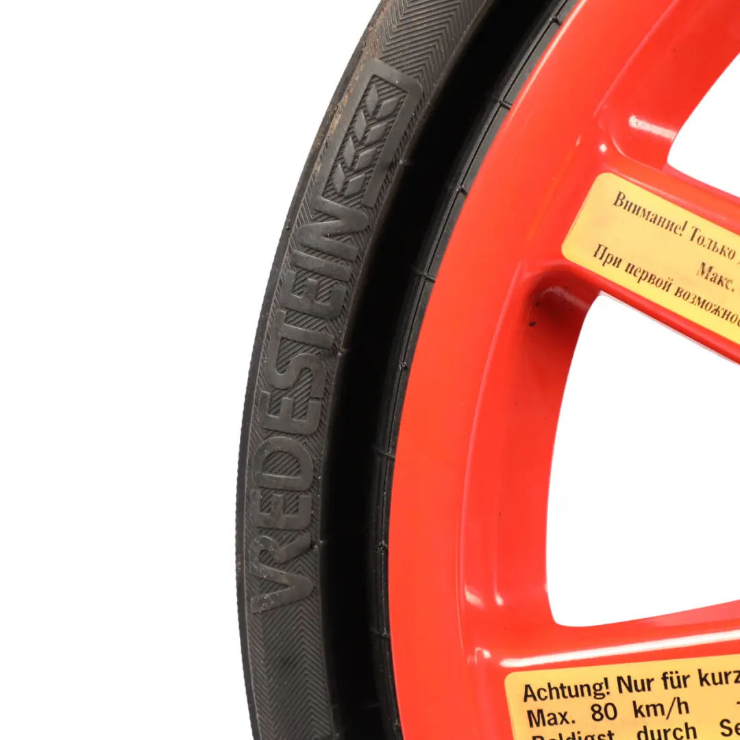 Porsche Cayenne 92A Spare Space Saver Wheel 195/75 R.18" 6,5BJ ET:28 - SKU 7P0601027A - Part number 7P0601027A