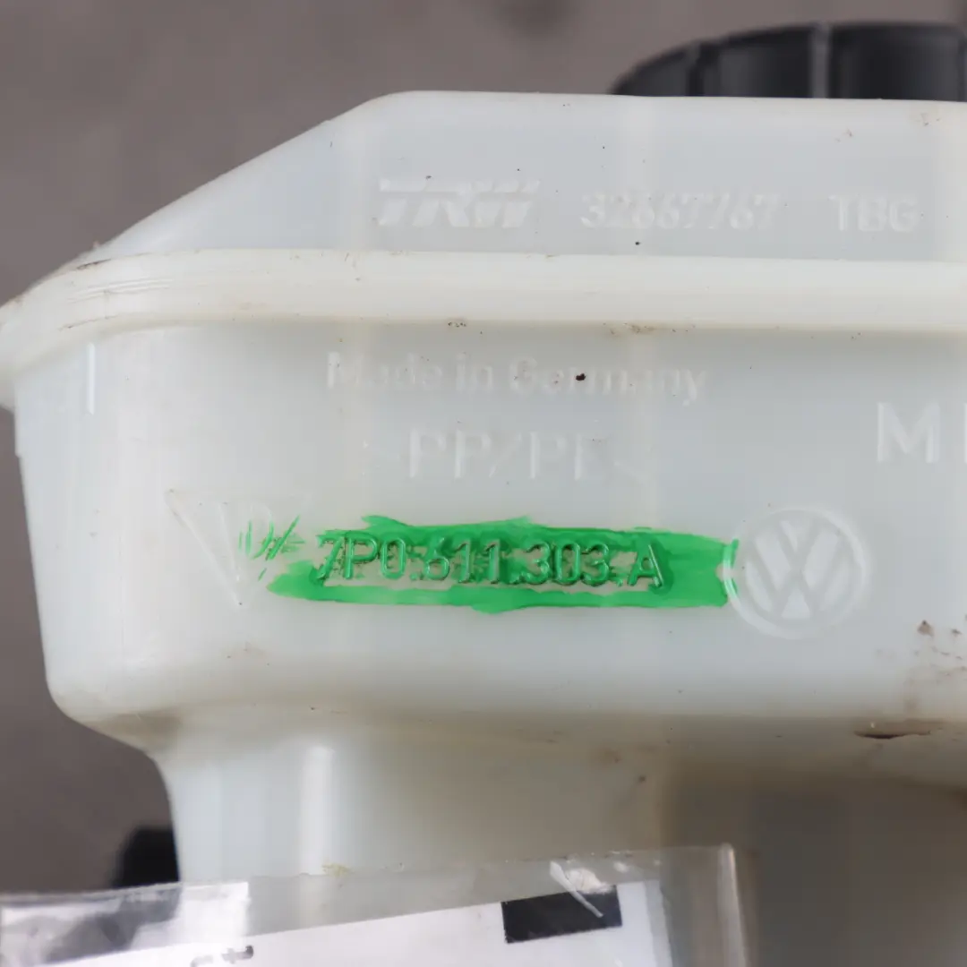 Porsche Cayenne 92A VW Touareg Brake Fluid Reservoir Master Cylinder - SKU 7P0611303A - Part number 7P0611303A