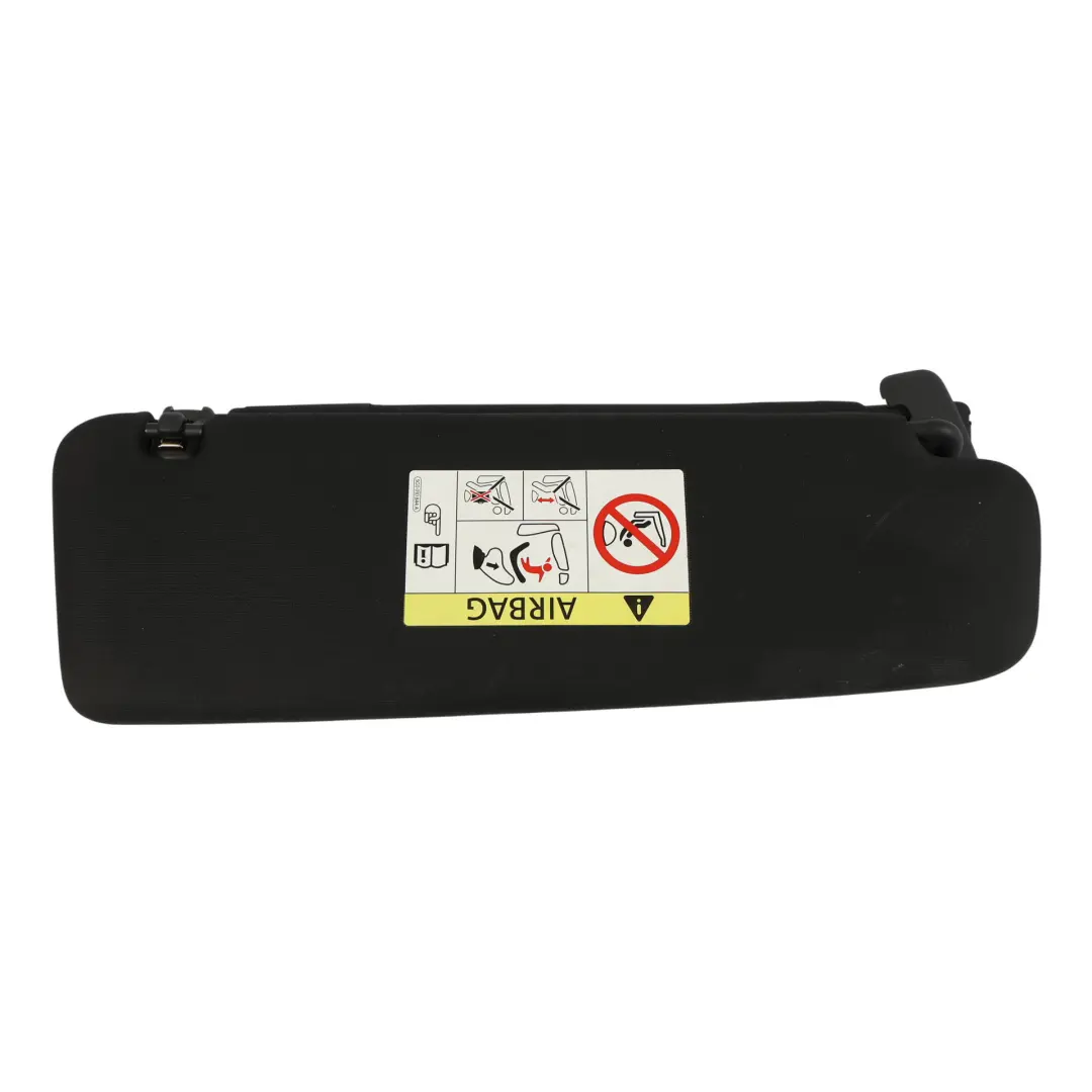 Volkswagen VW Touareg 7P Sun Visor Double Front Left N/S Black - SKU RHD-7P0857551F - Part number 7P0857551F