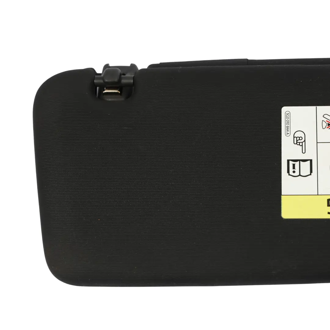 Volkswagen VW Touareg 7P Sun Visor Double Front Left N/S Black - SKU RHD-7P0857551F - Part number 7P0857551F