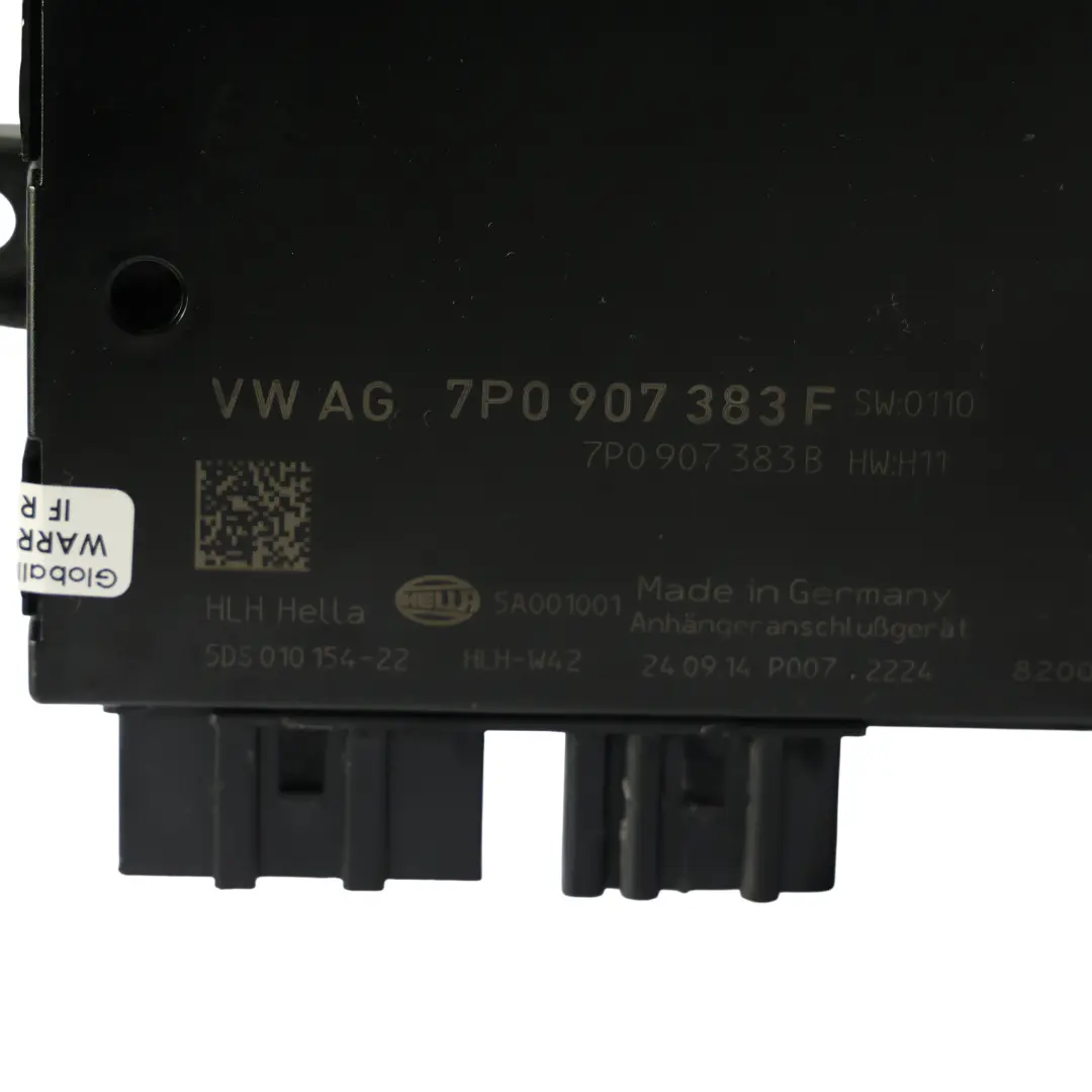 Porsche Cayenne 92A Anhängerzugstange Abschlepp Steuergerät Modul - SKU 7P0907383F - Teilenummer 7P0907383F