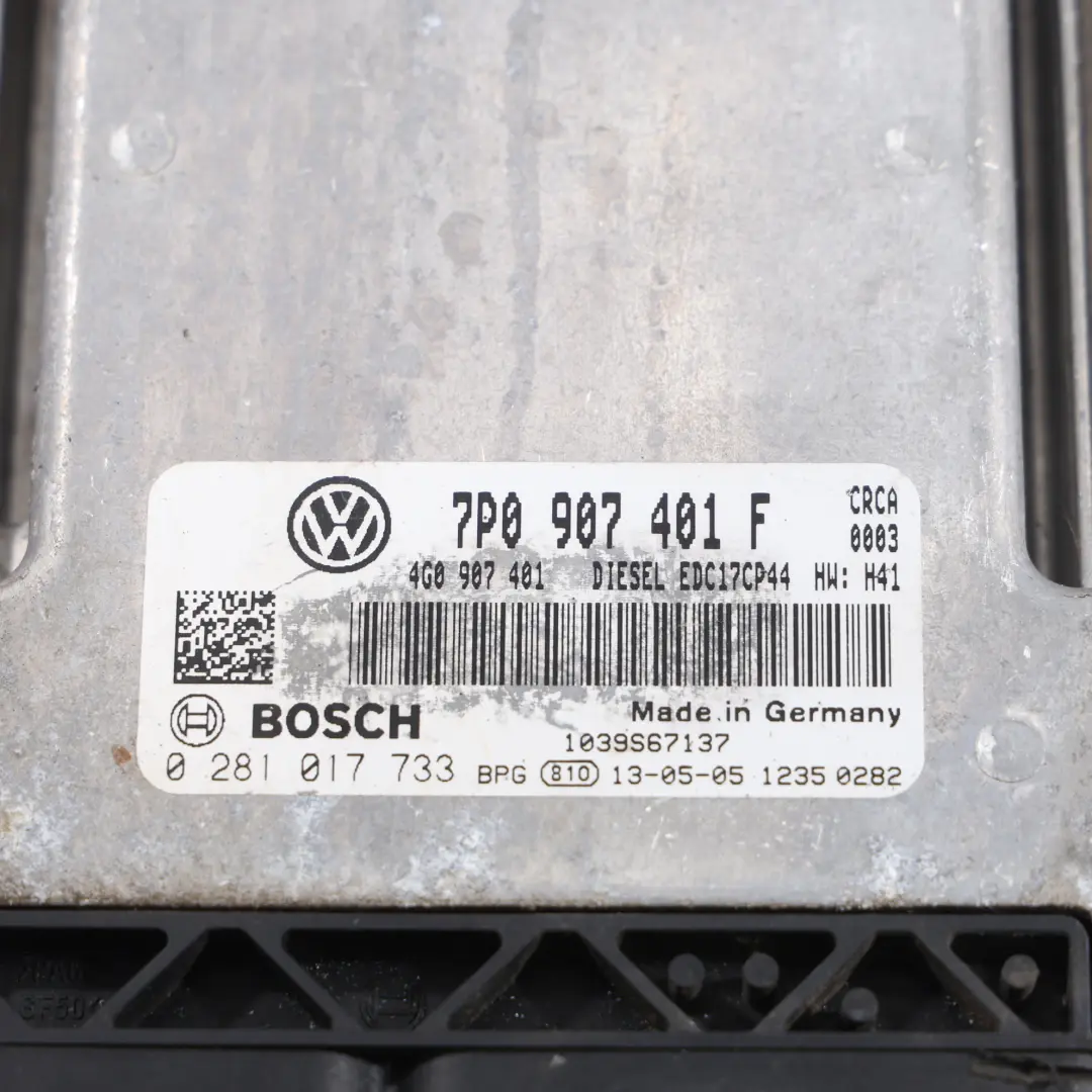 7P 3.0TDI CRCA 254HP Moduł Silnika Automat do Volkswagen Touareg o numerze 7P0907401F Volkswagen Touareg 7P 3.0TDI CRCA 254HP Moduł Silnika Automat - SKU 7P0907401F - Numer Części 7P0907401F