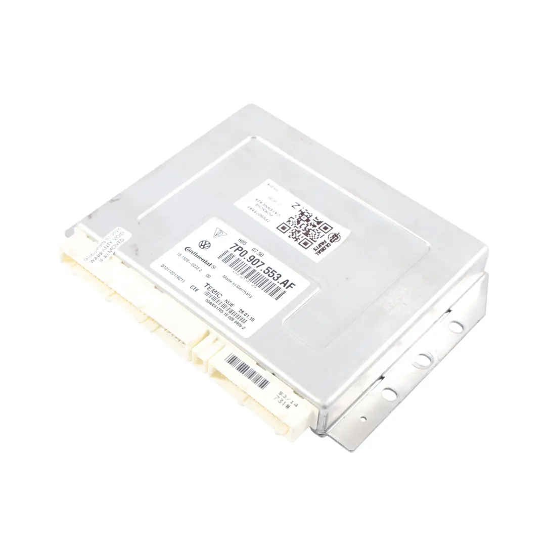 7P Modulo Sospensioni Unità Controllo 7P0907553AF per Porsche Cayenne 92A VW Touareg con numero di parte 7P090755AF Porsche Cayenne 92A VW Touareg 7P Modulo Sospensioni Unità Controllo 7P0907553AF - SKU 7P090755AF - Numero di parte 7P090755AF