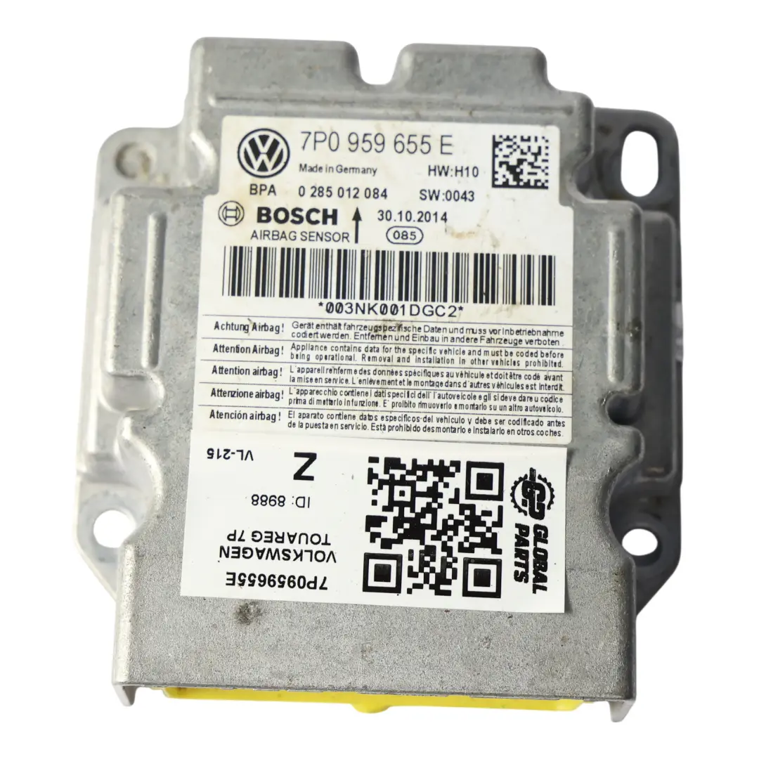 Volkswagen Touareg 7P Air Modul ECU Steuermodul Einheit - SKU 7P0959655E - Teilenummer 7P0959655E