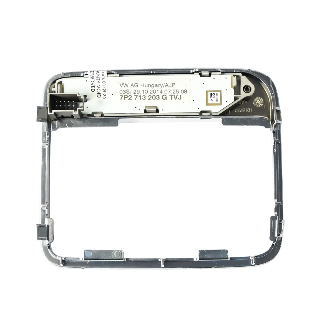 VW Touareg 7P Lever Gear Selector Stick Knob Surround Trim Cover 7P2713203A - SKU RHD-7P2713203G - Part number 7P2713203G