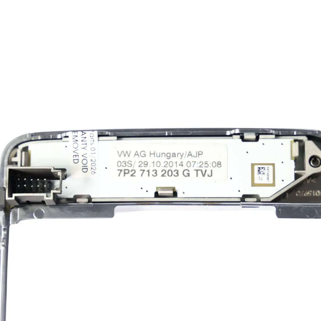 7P Lever Gear Selector Stick Knob Surround Trim Cover 7P2713203A to VW Touareg with Part number 7P2713203G VW Touareg 7P Lever Gear Selector Stick Knob Surround Trim Cover 7P2713203A - SKU RHD-7P2713203G - Part number 7P2713203G