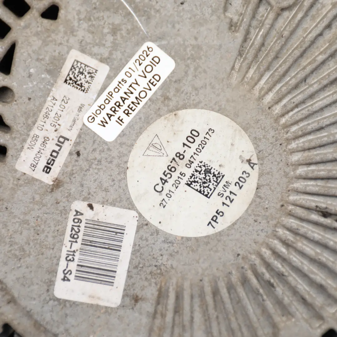 Radiator Cooling Fan Shroud Blade to Porsche Cayenne 92A with Part number 7P5121203A Porsche Cayenne 92A Radiator Cooling Fan Shroud Blade - SKU 7P5121203A - Part number 7P5121203A