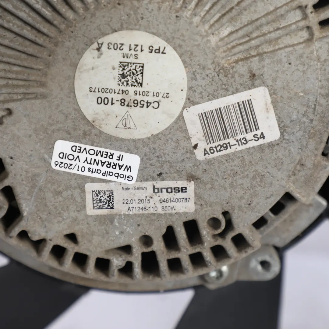 Porsche Cayenne 92A Radiator Cooling Fan Shroud Blade - SKU 7P5121203A - Part number 7P5121203A