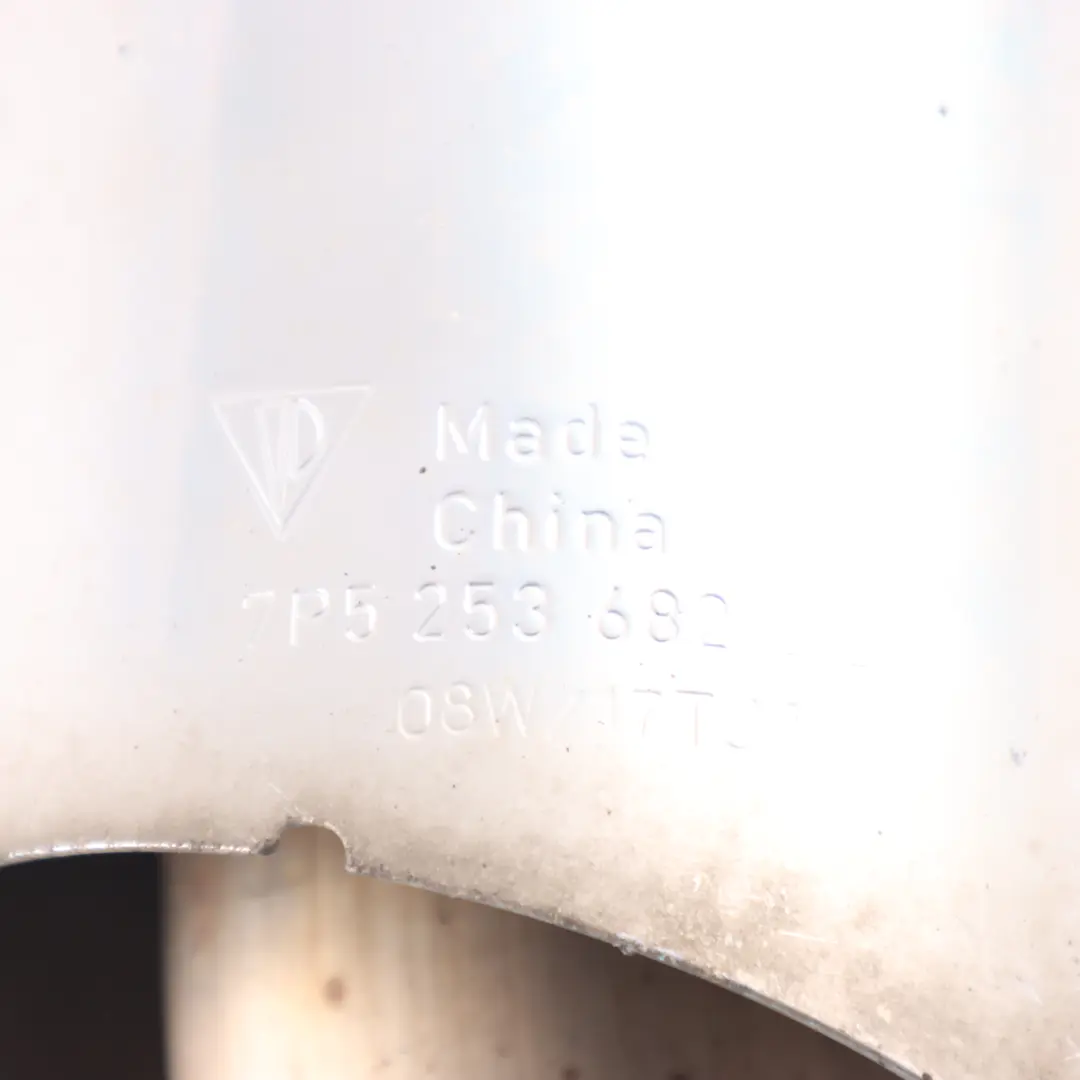 Porsche Cayenne 92A Rear End Exhaust Tailpipe Tip Trim Chrome - SKU 7P5253682BB - Part number 7P5253682BB