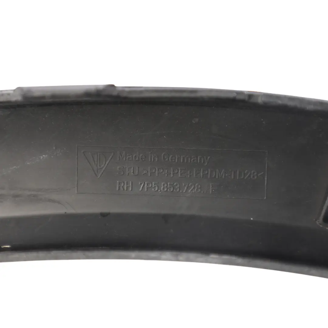 Porsche Cayenne 92A Wheel Arch Fender Front Jet Black Right O/S - SKU 7P5853728E-JBL - Part number 7P5853728E