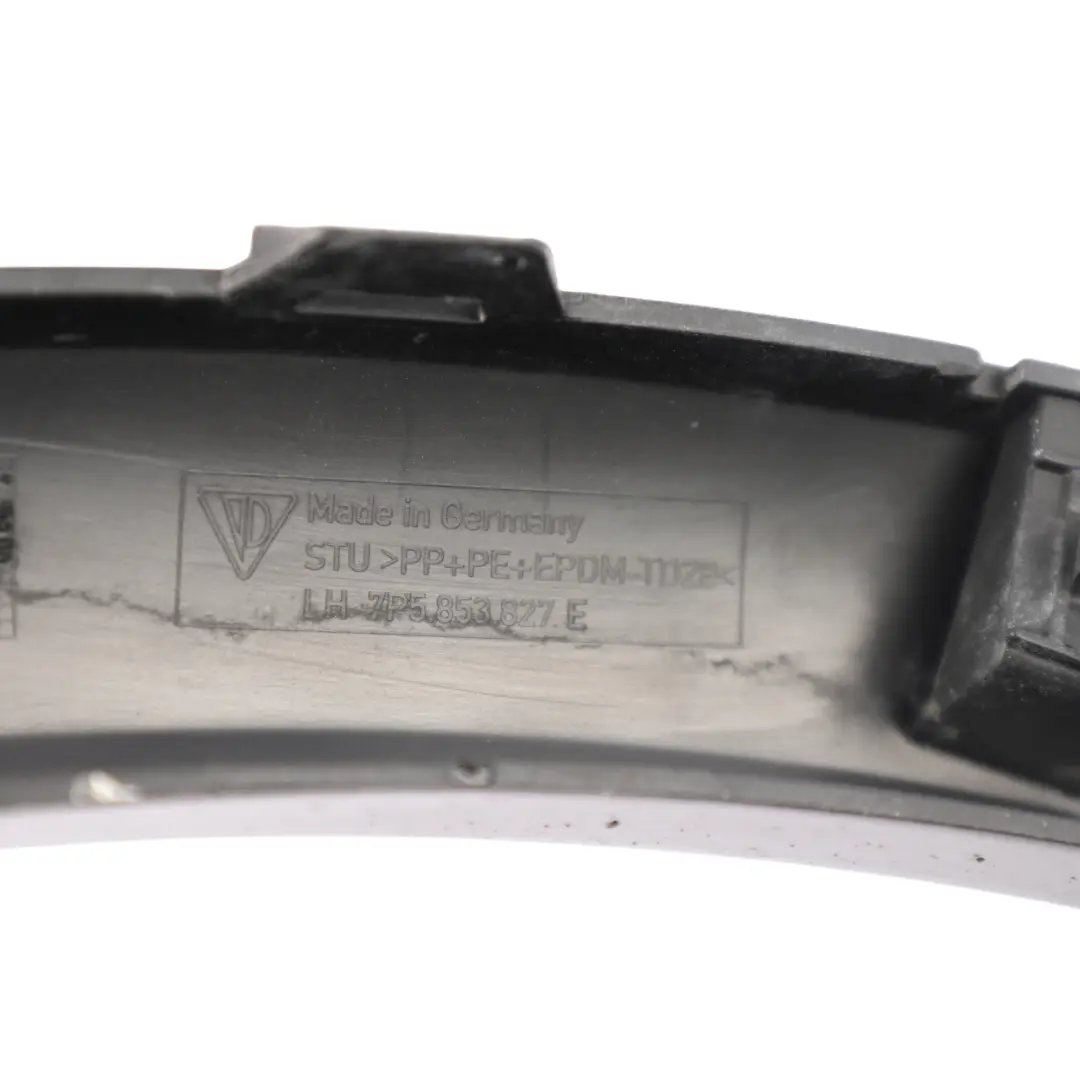 Arch Fender Rear Jet Black Left N/S to Porsche Cayenne 92A Wheel with Part number 7P5853827E Porsche Cayenne 92A Wheel Arch Fender Rear Jet Black Left N/S - SKU 7P5853827E-JBL - Part number 7P5853827E