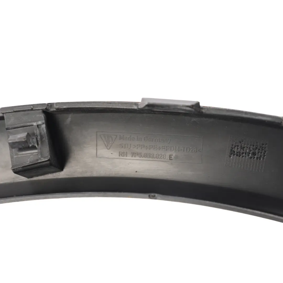 Arch Fender Rear Jet Black Right O/S to Porsche Cayenne 92A Wheel with Part number 7P5853828E Porsche Cayenne 92A Wheel Arch Fender Rear Jet Black Right O/S - SKU 7P5853828E-JBL - Part number 7P5853828E