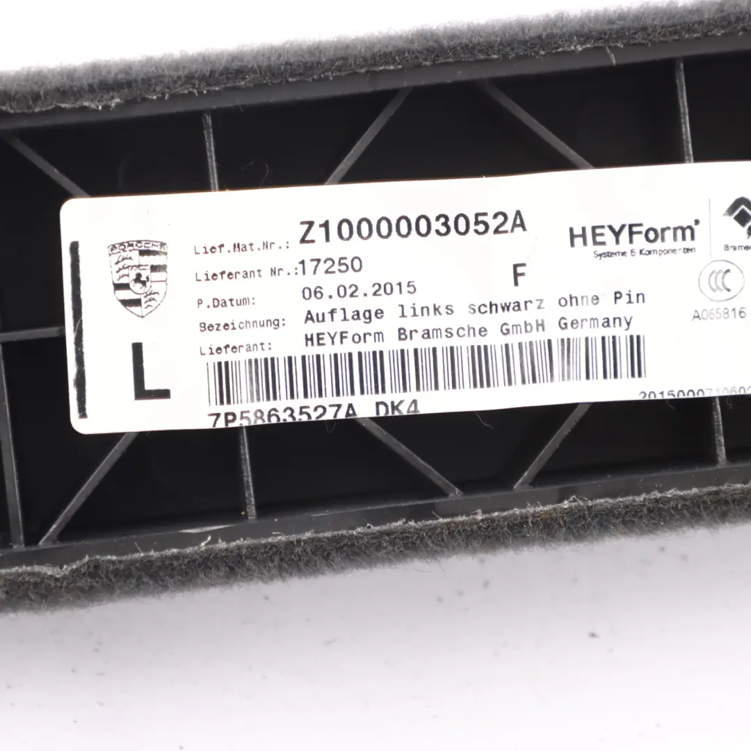 Other Trim Boot Element Panel Lid Cover to Porsche Cayenne 92A Rear with Part number 7P5863527A Porsche Cayenne 92A Rear Other Trim Boot Element Panel Lid Cover - SKU 7P5863527A - Part number 7P5863527A