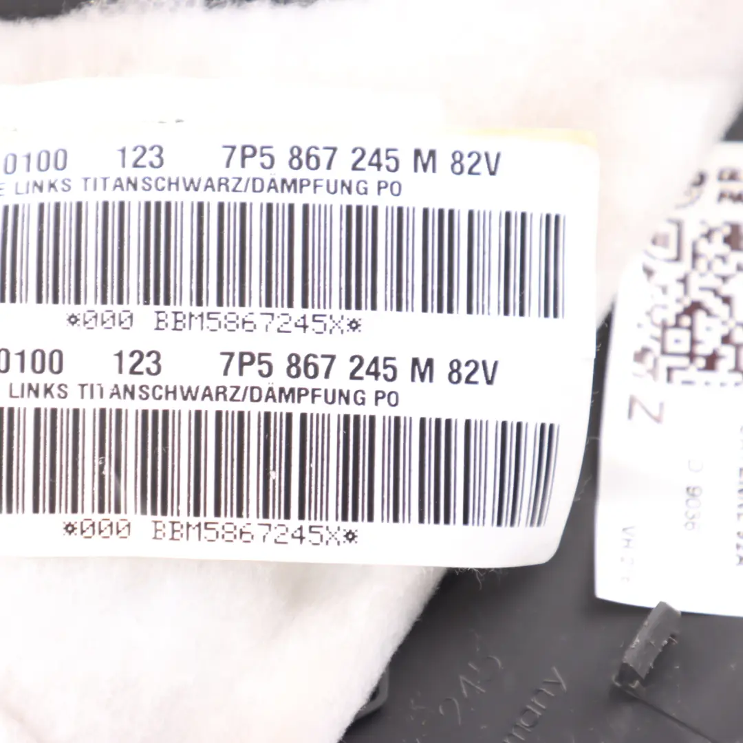 Porsche Cayenne 92A D-Pillar Column Trim Panel Left N/S Black M - SKU 7P5867245 - Part number 7P5867245