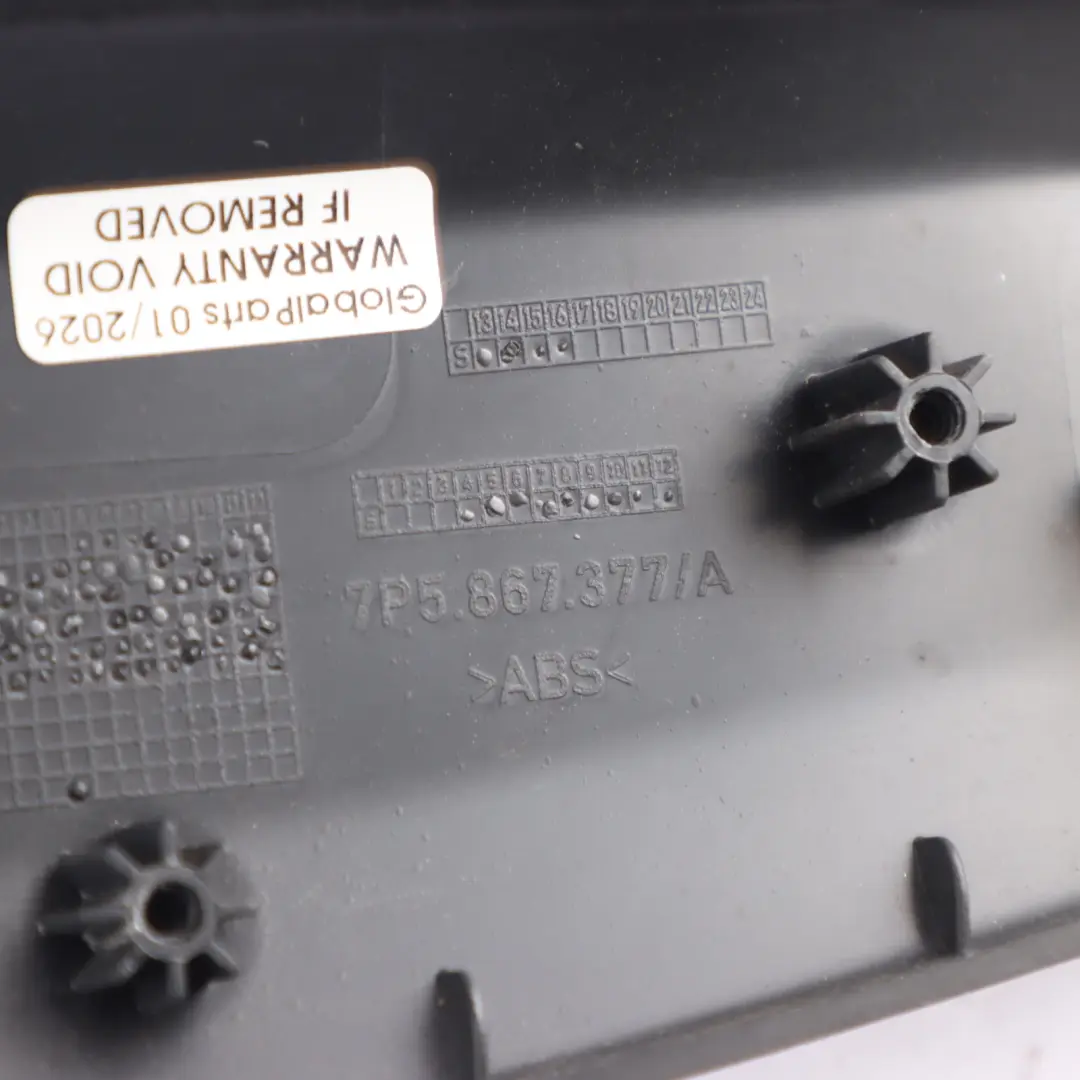 Door Card Armrest Carrier Rear Left N/S Black to Porsche Cayenne 92A with Part number 7P5867377A Porsche Cayenne 92A Door Card Armrest Carrier Rear Left N/S Black - SKU 7P5867377A - Part number 7P5867377A