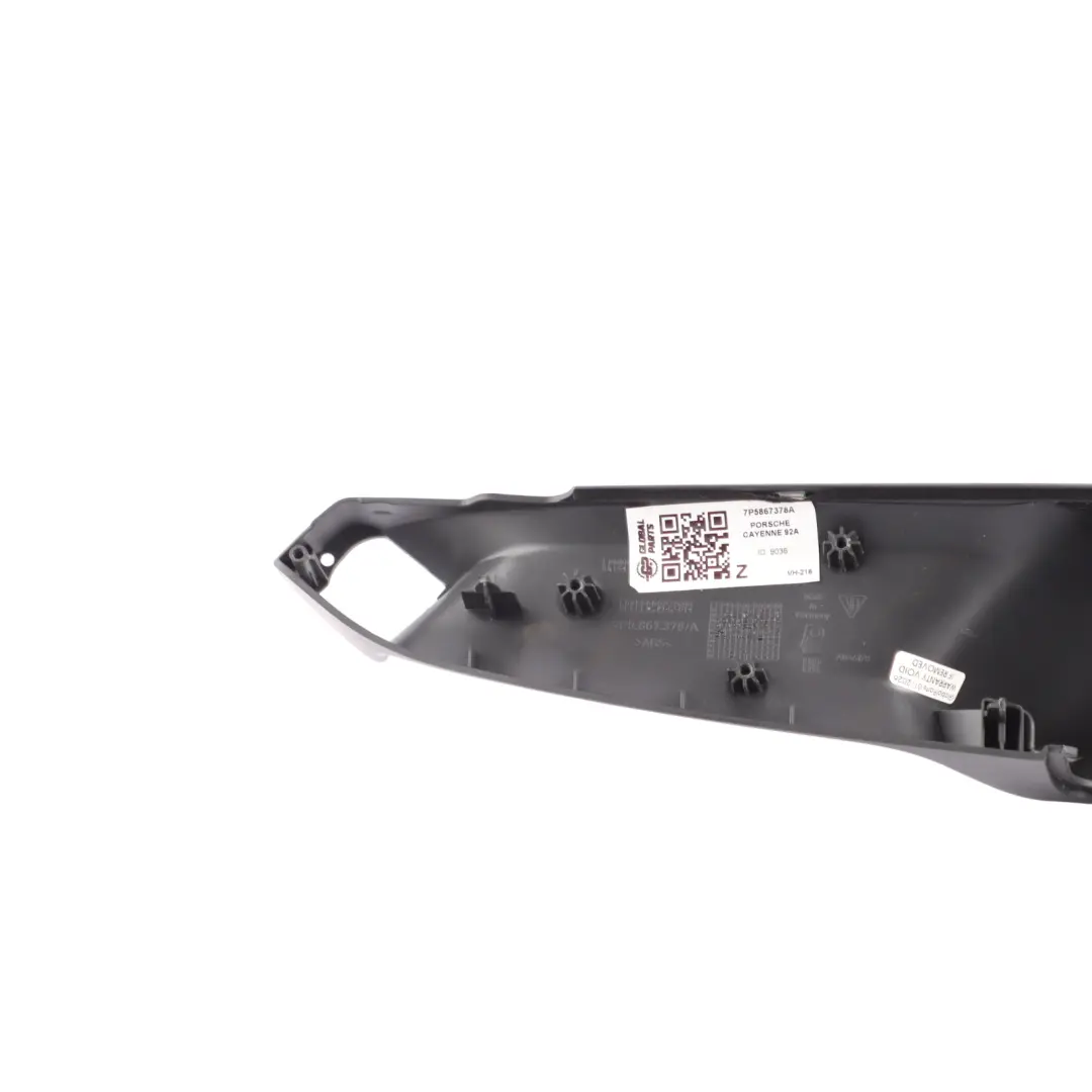 Door Card Armrest Carrier Rear Right O/S Black to Porsche Cayenne 92A with Part number 7P5867378A Porsche Cayenne 92A Door Card Armrest Carrier Rear Right O/S Black - SKU 7P5867378A - Part number 7P5867378A