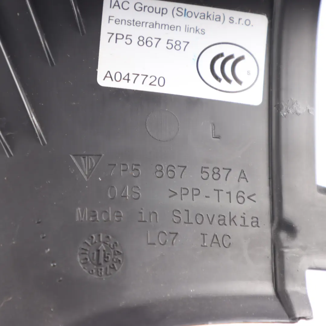 Porsche Cayenne 92A Trunk Lid Panel Tailgate Trim Cover Rear Left N/S - SKU 7P5867587A - Part number 7P5867587A