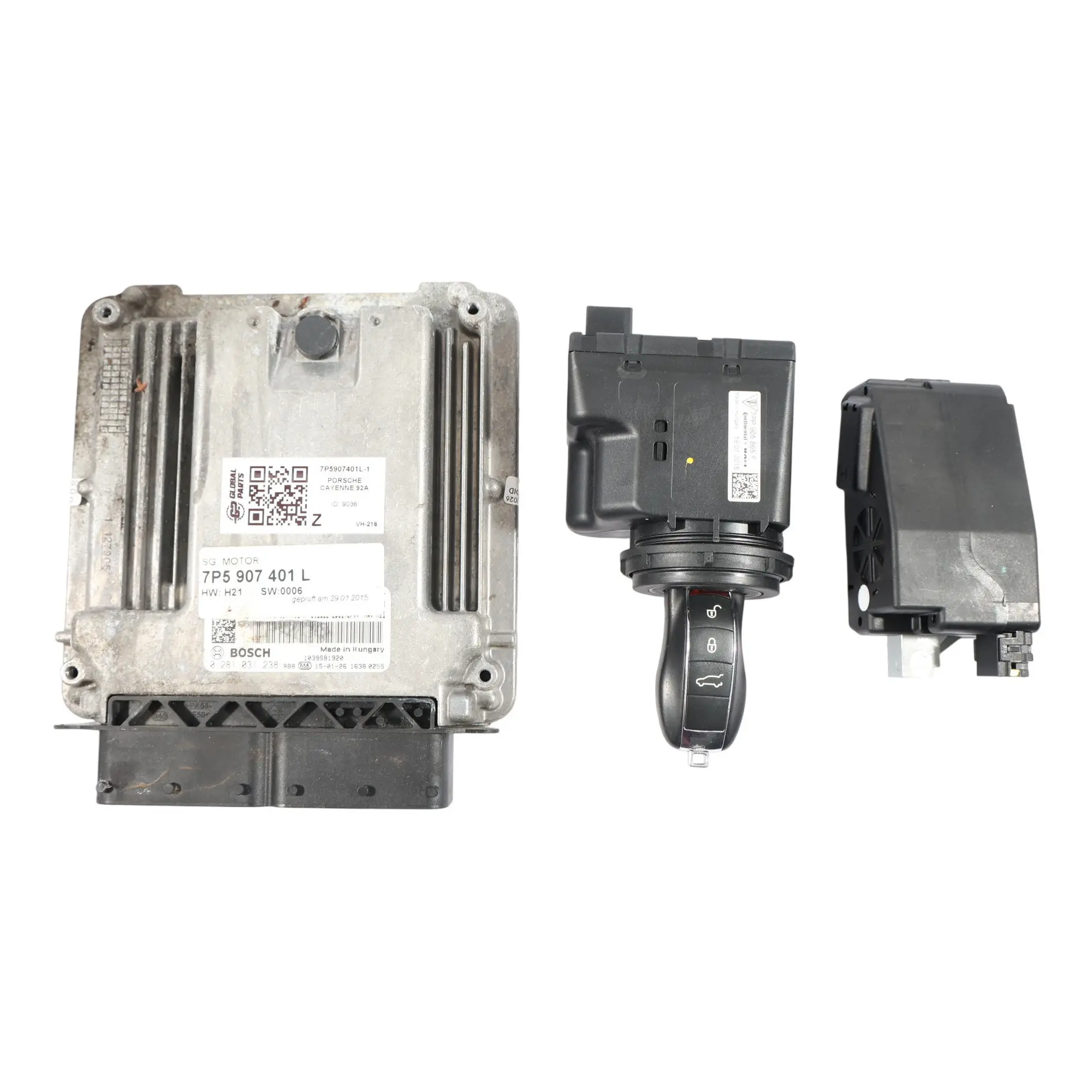 Porsche Cayenne 92A 3.0 TDI CVVA 262HP Motore ECU Kit 7P5907401L Automatico