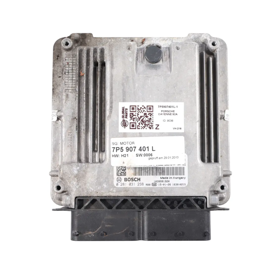 CVVA 262HP Engine ECU Kit Automatic to Porsche Cayenne 92A 3.0 TDI with Part number 7P5907401L Porsche Cayenne 92A 3.0 TDI CVVA 262HP Engine ECU Kit Automatic - SKU 7P5907401L-1 - Part number 7P5907401L