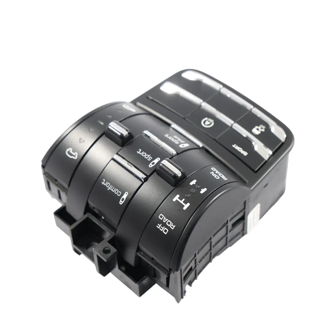 Suspension Switch Centre Console Button Panel 7P5927521AG to Porsche Cayenne 92A with Part number 7P5927127GJ Porsche Cayenne 92A Suspension Switch Centre Console Button Panel 7P5927521AG - SKU 7P5927127GJ - Part number 7P5927127GJ