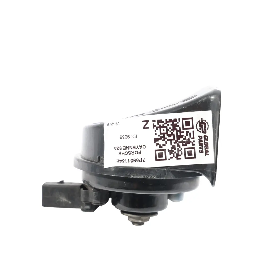 Bocina Sonido Señal Fanfarria Alarma Alto Tono para Porsche Cayenne 92A con número de pieza 7P5951184E Porsche Cayenne 92A Bocina Sonido Señal Fanfarria Alarma Alto Tono - SKU 7P5951184E - Número de pieza 7P5951184E