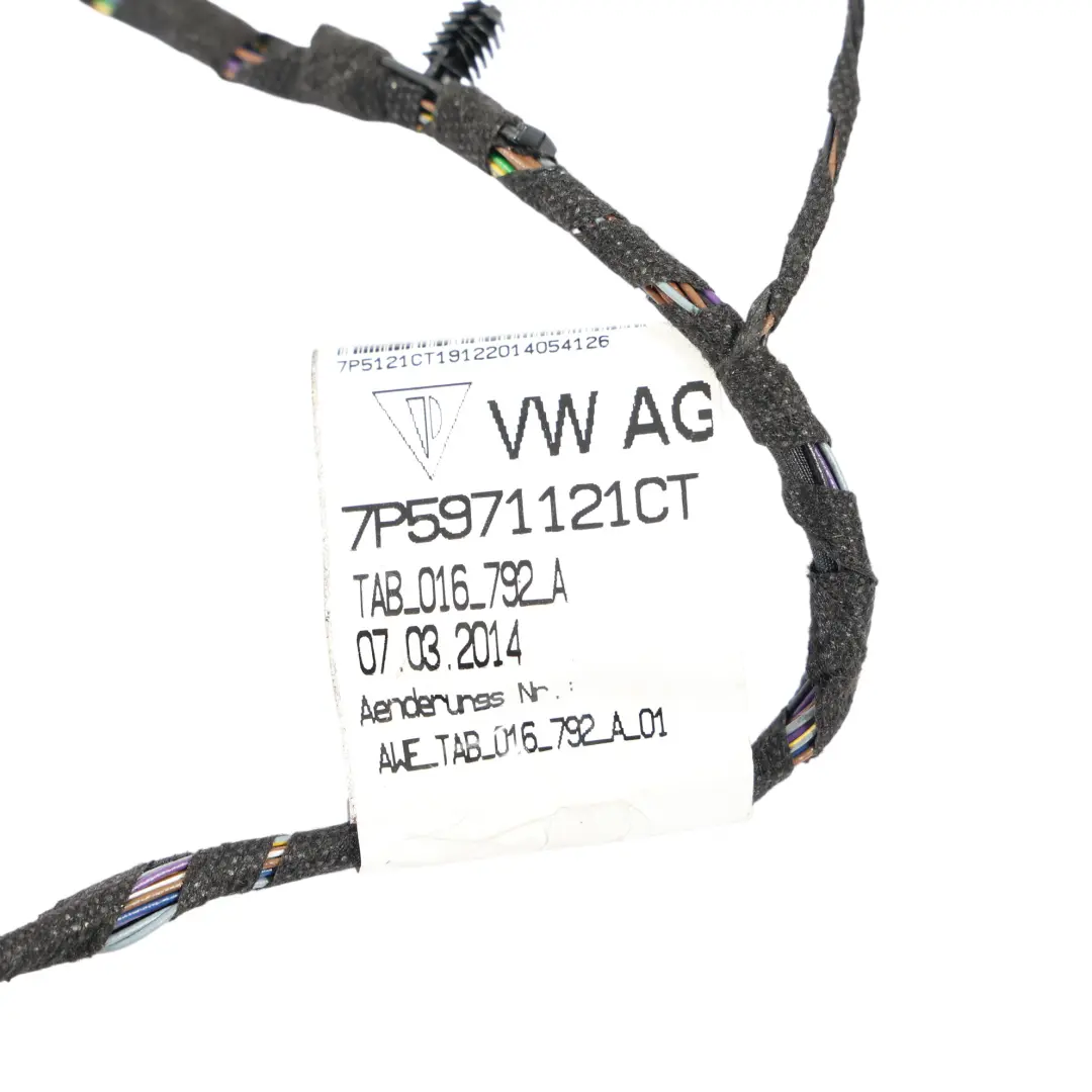 Vordertür Kabelbaum Kabelsatz für Porsche Cayenne 92A mit Teilenummer 7P5971121CT Porsche Cayenne 92A Vordertür Kabelbaum Kabelsatz - SKU 7P5971121CT - Teilenummer 7P5971121CT