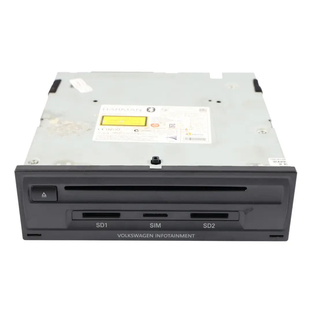 VW Volkswagen Touareg 7P CD Radio Stereo Hauptgerät Panel - SKU 7P6035670G - Teilenummer 7P6035670G