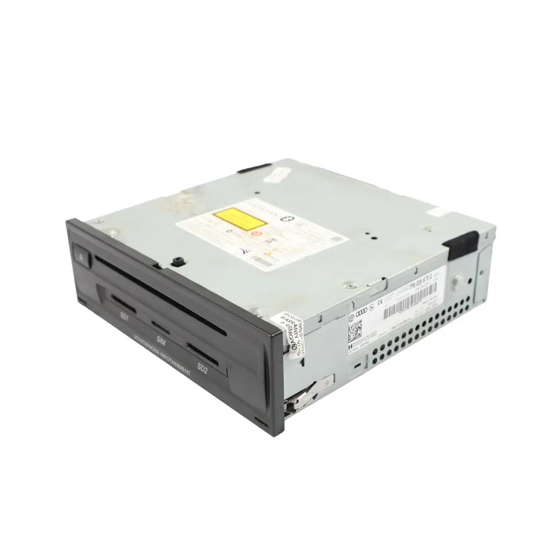 7P CD Radio Stereo Hauptgerät Panel für VW Volkswagen Touareg mit Teilenummer 7P6035670G VW Volkswagen Touareg 7P CD Radio Stereo Hauptgerät Panel - SKU 7P6035670G - Teilenummer 7P6035670G