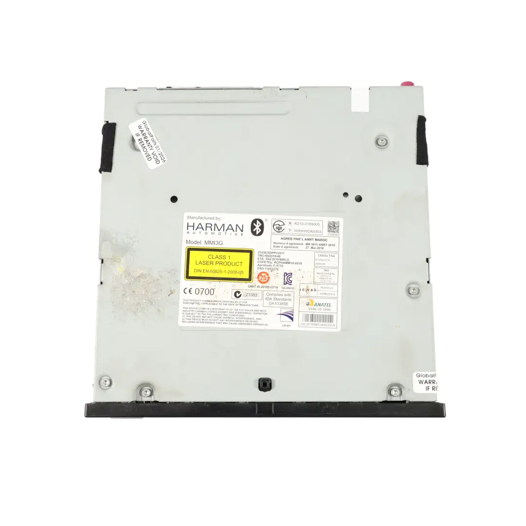 VW Volkswagen Touareg 7P CD Radio Stereo Hauptgerät Panel - SKU 7P6035670G - Teilenummer 7P6035670G