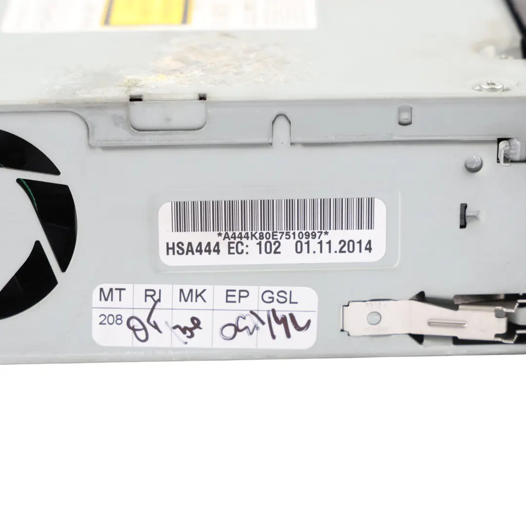 VW Volkswagen Touareg 7P Panel Unidad Principal Radio Estéreo Con CD - SKU 7P6035670G - Número de pieza 7P6035670G