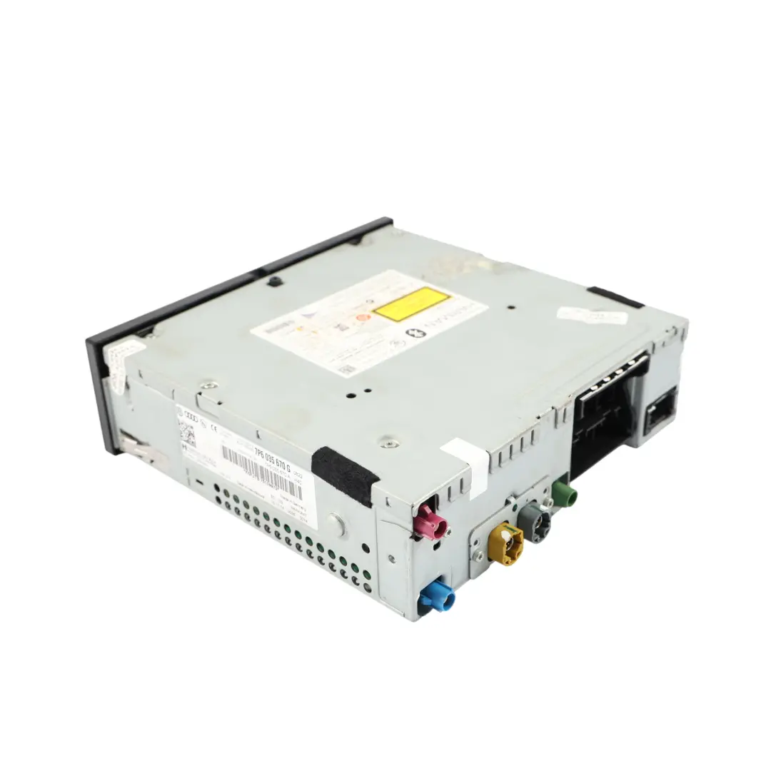 7P CD Radio Stereo Hauptgerät Panel für VW Volkswagen Touareg mit Teilenummer 7P6035670G VW Volkswagen Touareg 7P CD Radio Stereo Hauptgerät Panel - SKU 7P6035670G - Teilenummer 7P6035670G