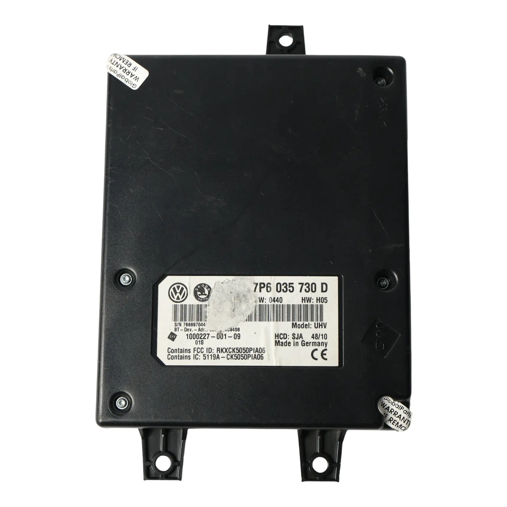 Volkswagen Golf Mk6 Passat B7 Bluetooth Schnittstelle Steuermodul ECU 7P6035730D