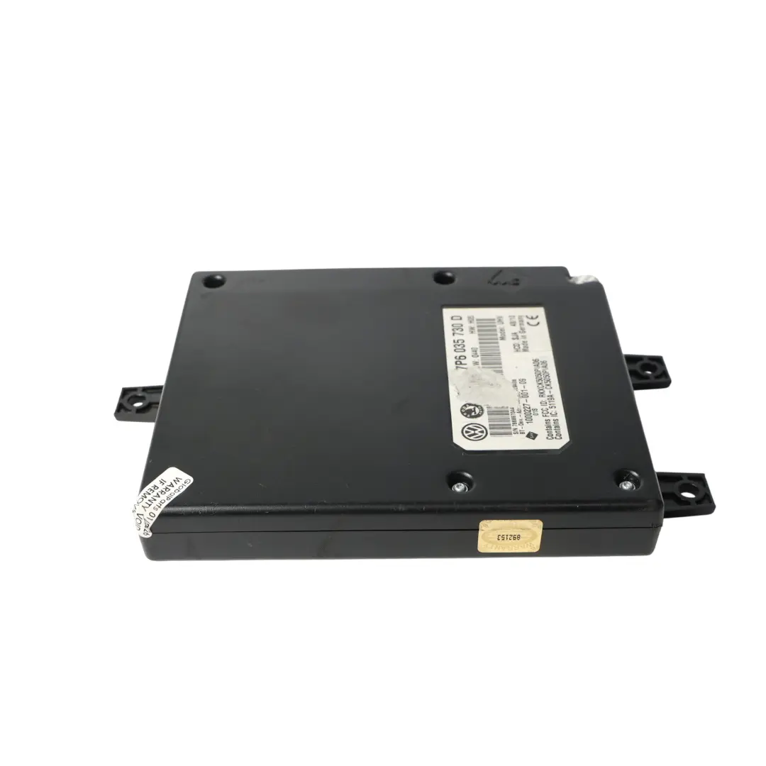 Mk6 Passat B7 Moduł Sterownik Bluetooth do Volkswagen Golf o numerze 7P6035730D Volkswagen Golf Mk6 Passat B7 Moduł Sterownik Bluetooth - SKU 7P6035730D - Numer Części 7P6035730D