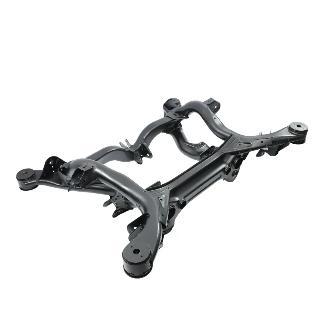 Volkswagen VW Touareg 7P Rear Axle Suspension Cradle Subframe Carrier - SKU 7P6599030D - Part number 7P6599030D