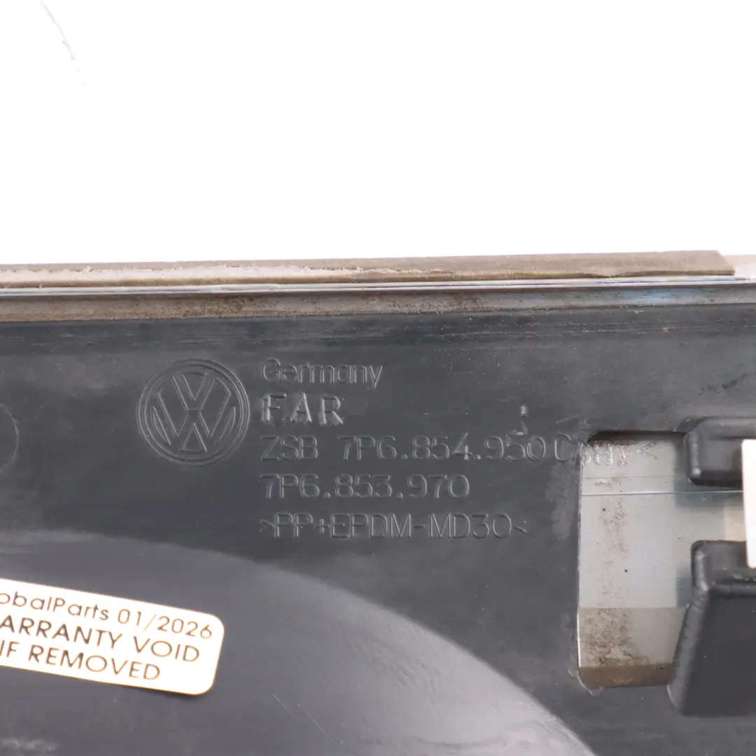 7P Door Trim Moulding Rear Right O/S Graphite Grey - M7W to VW Touareg with Part number 7P6854950C VW Touareg 7P Door Trim Moulding Rear Right O/S Graphite Grey - M7W - SKU 7P6854950C-GGR - Part number 7P6854950C