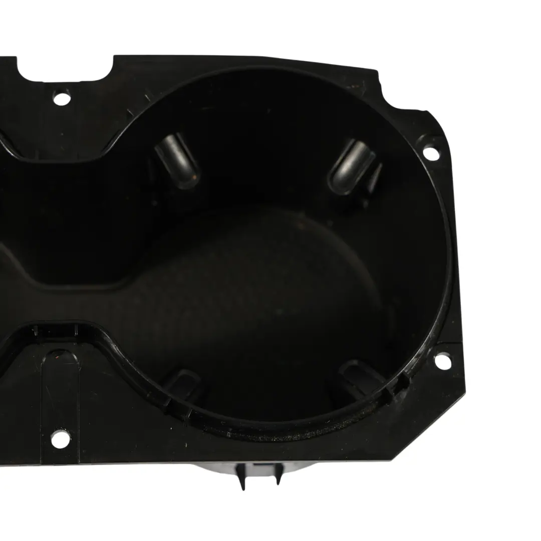 VW Volkswagen Touareg 7P Center Console Storage Cup Holder Black - SKU 7P6858602 - Part number 7P6858602