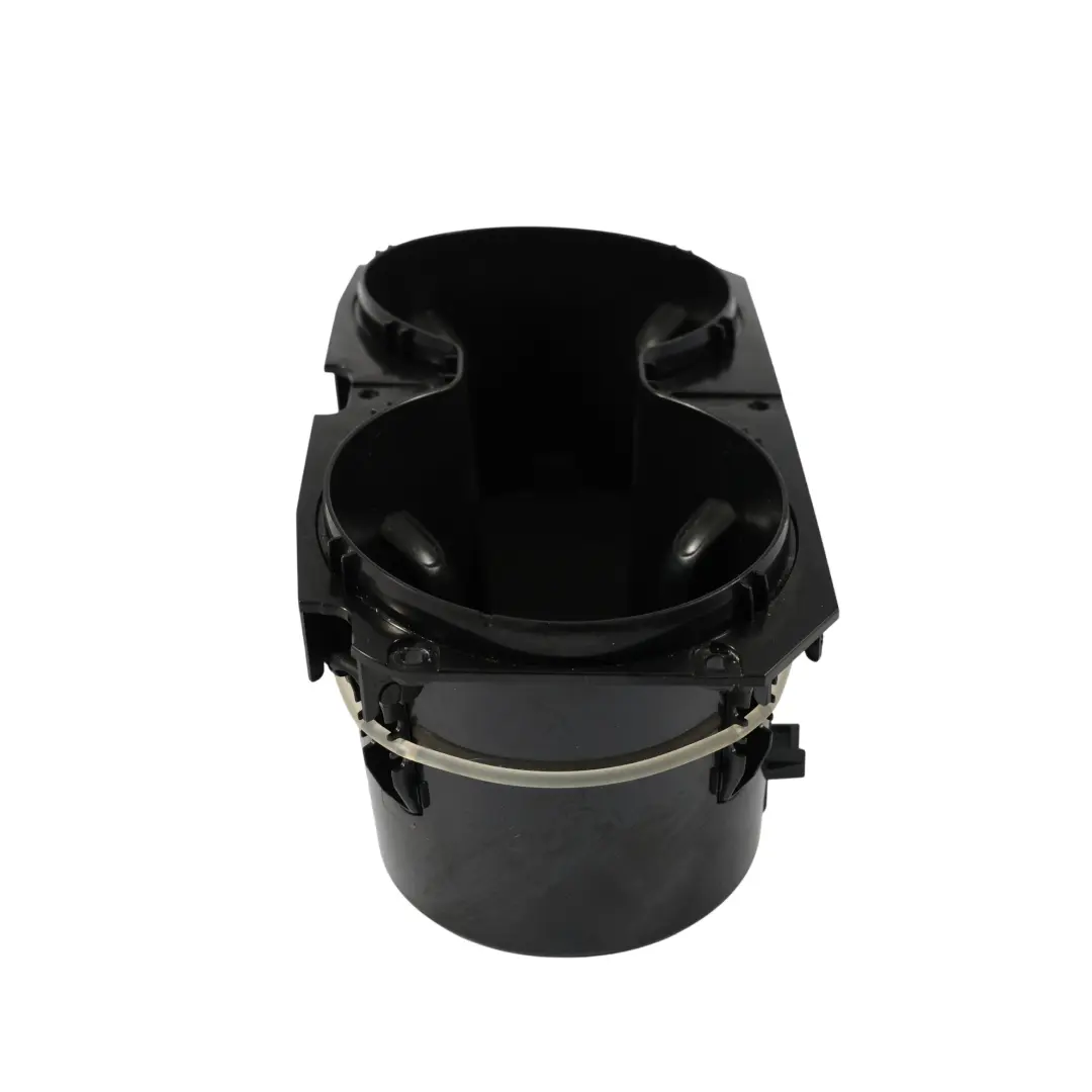 7P Center Console Storage Cup Holder Black to VW Volkswagen Touareg with Part number 7P6858602 VW Volkswagen Touareg 7P Center Console Storage Cup Holder Black - SKU 7P6858602 - Part number 7P6858602