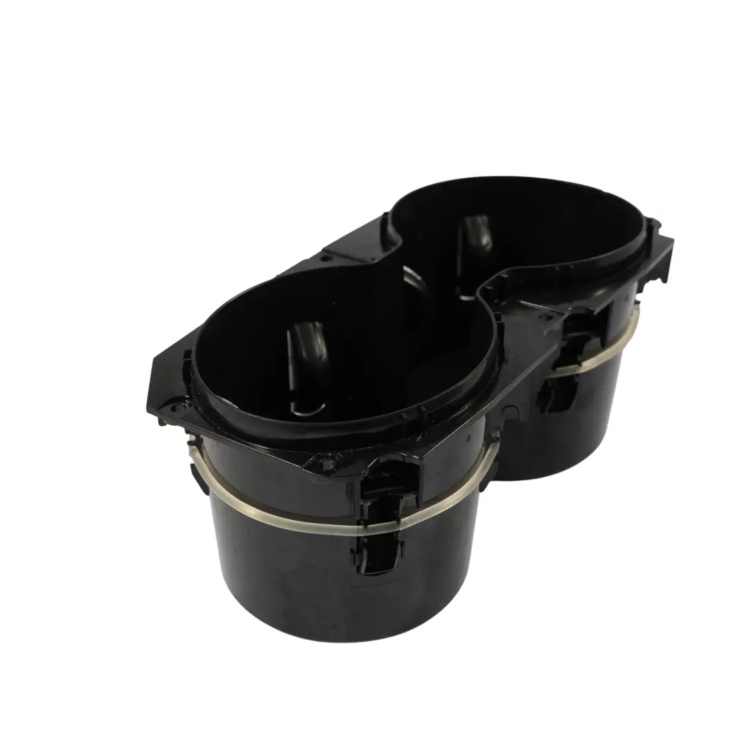 VW Volkswagen Touareg 7P Consola Central Portavasos Negro - SKU 7P6858602 - Número de pieza 7P6858602