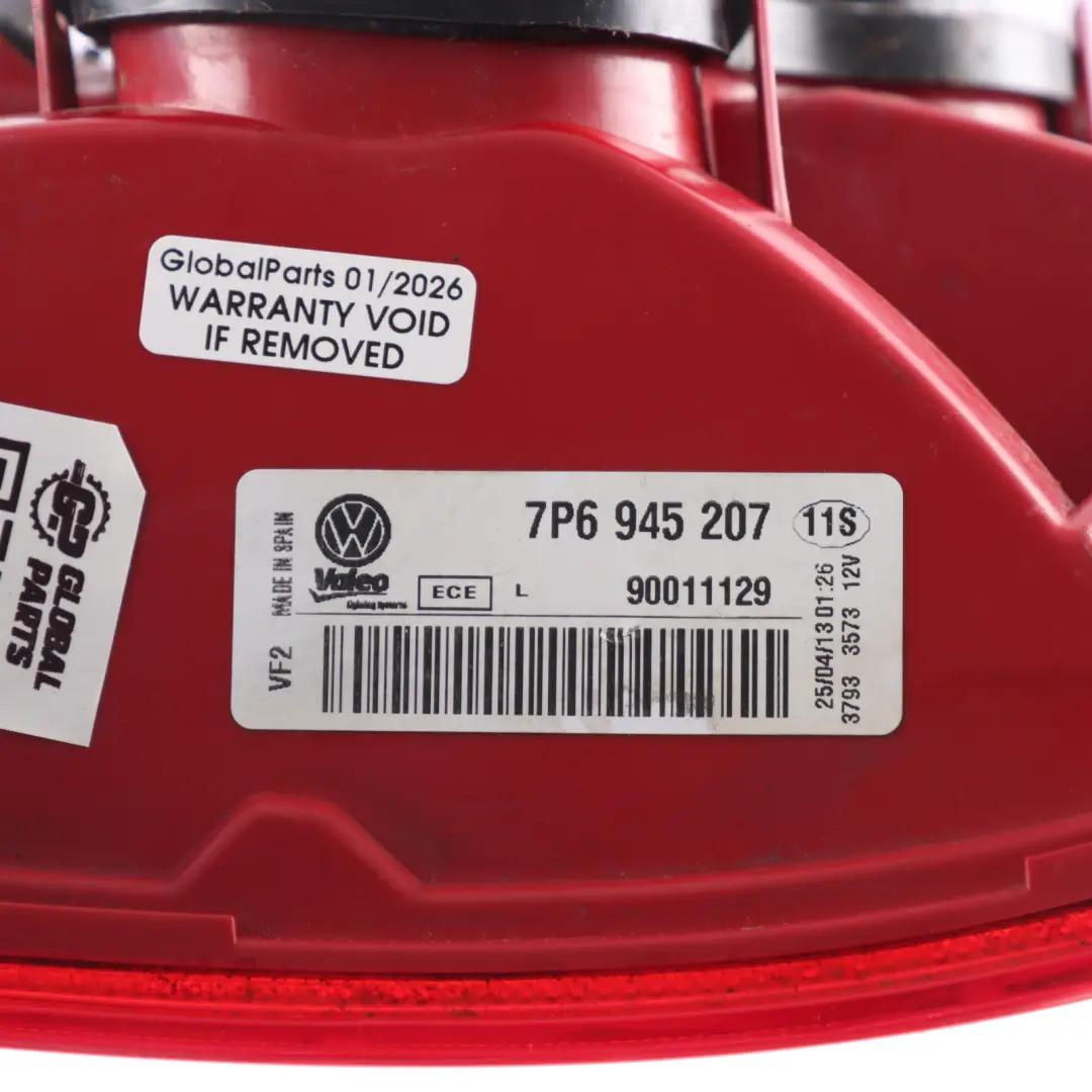 VW Touareg 7P Rear Lamp Right O/S Trunk Lid Tailgate Tail Light 3C5945094F - SKU 7P6945207 - Part number 7P6945207