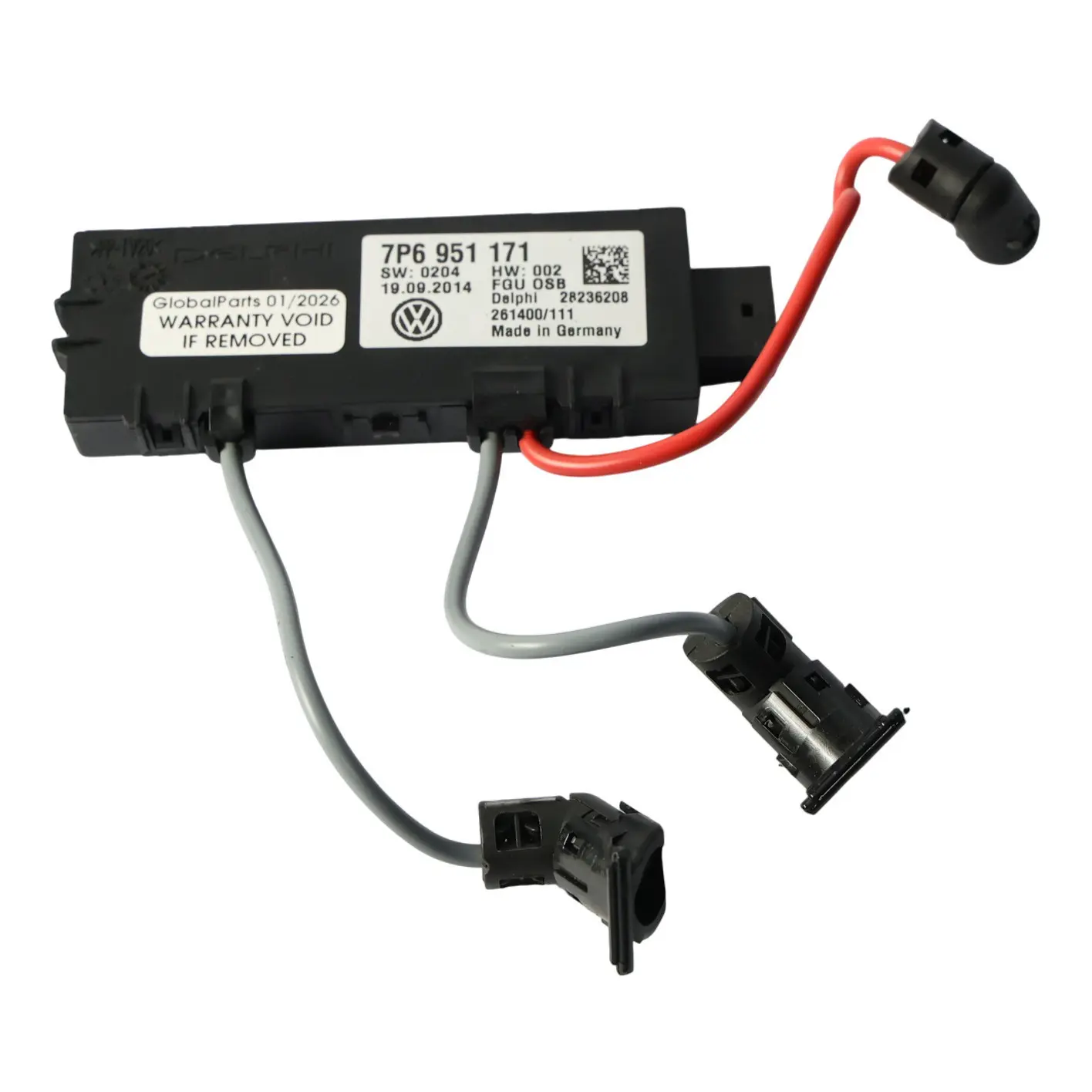 VW Volkswagen Touareg 7P Interior Light Ultrasound Sensor Control Unit 7P6951171