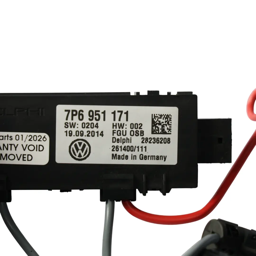 Volkswagen Touareg 7P Luce Interna Unità Controllo Sensore Ultrasuoni - SKU 7P6951171 - Numero di parte 7P6951171