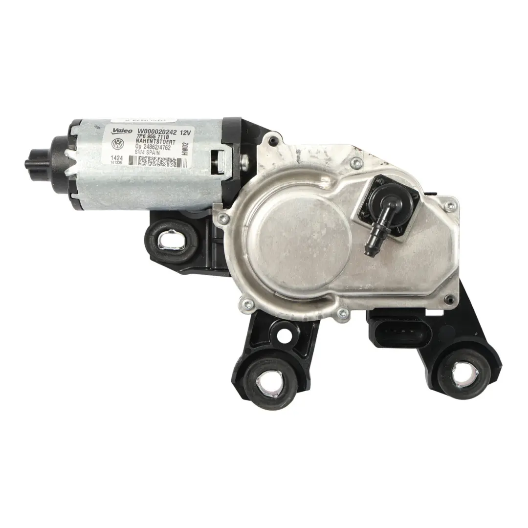 Volkswagen Touareg 7P Heck Scheiben Wischerarm Motoreinheit - SKU 7P6955711B - Teilenummer 7P6955711B