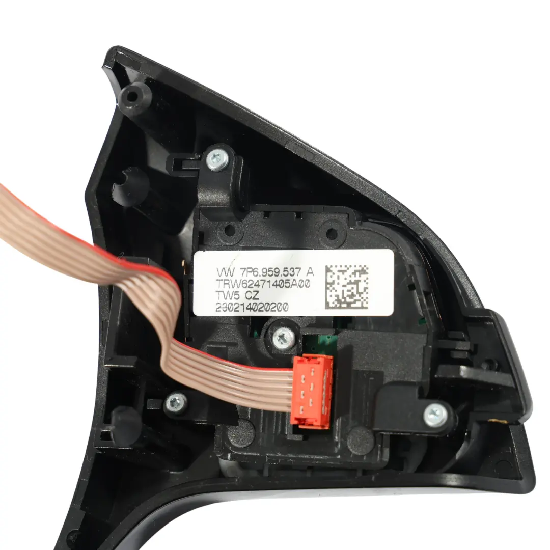 VW Touareg 7P Pulsanti Interruttore Multifunzione Volante 7P6959538A - SKU 7P6959537A - Numero di parte 7P6959537A